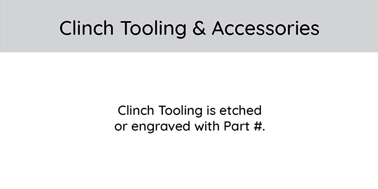 Clinch Tooling