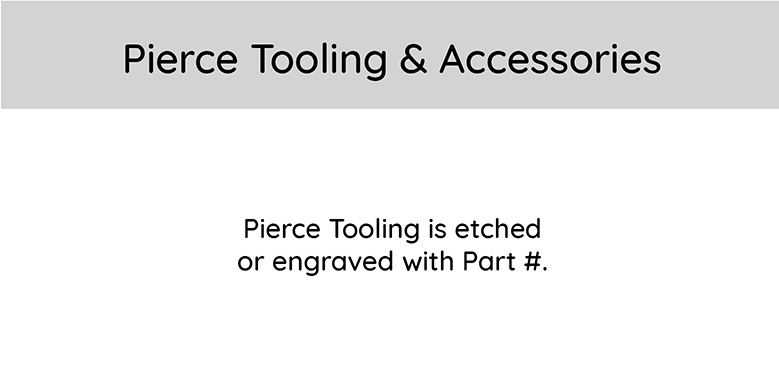 Pierce Tooling